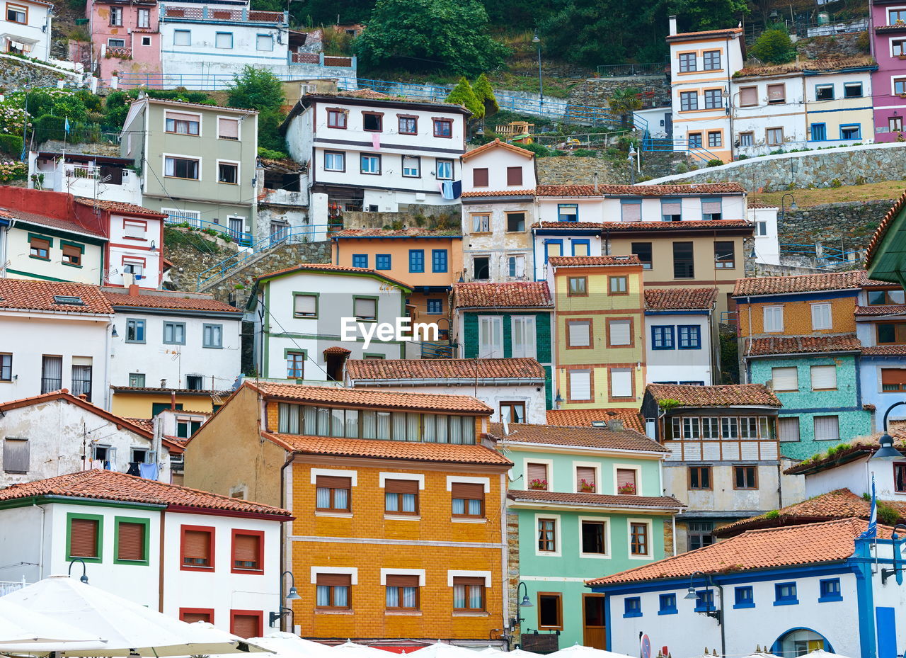 Residential buildings in city