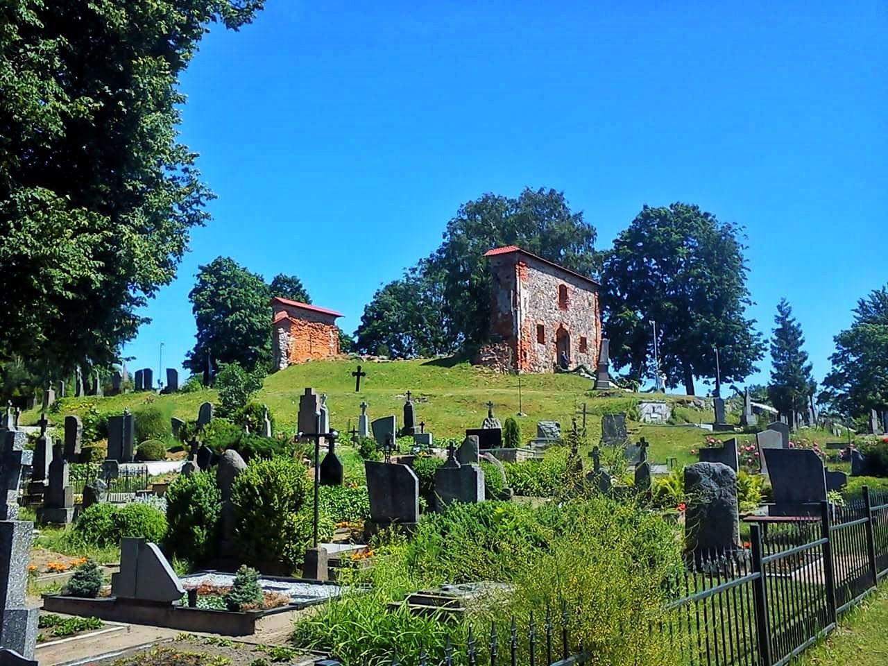 CEMETERY AGAINST SKY