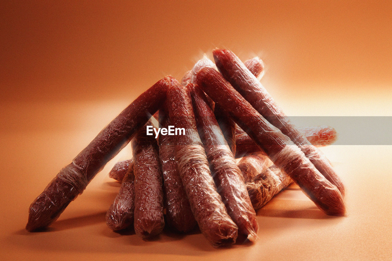 CLOSE-UP OF CHOCOLATE ON TABLE