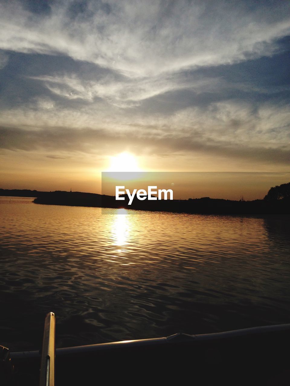 SUNSET OVER SEA