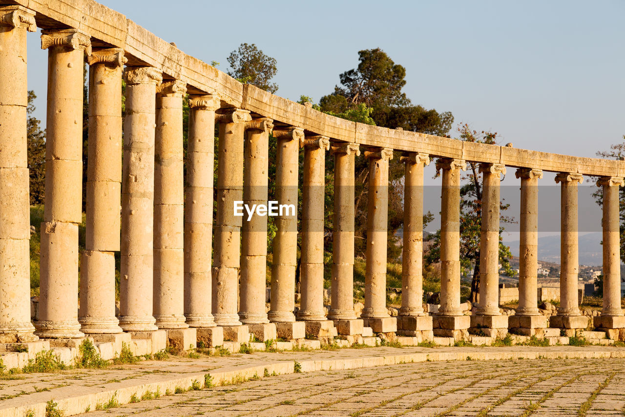 VIEW OF RUINS OF BUILDING