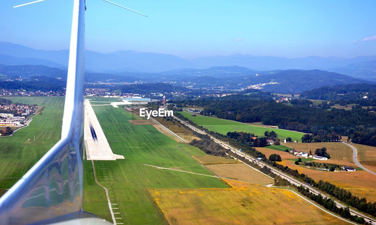 HIGH ANGLE VIEW OF LANDSCAPE