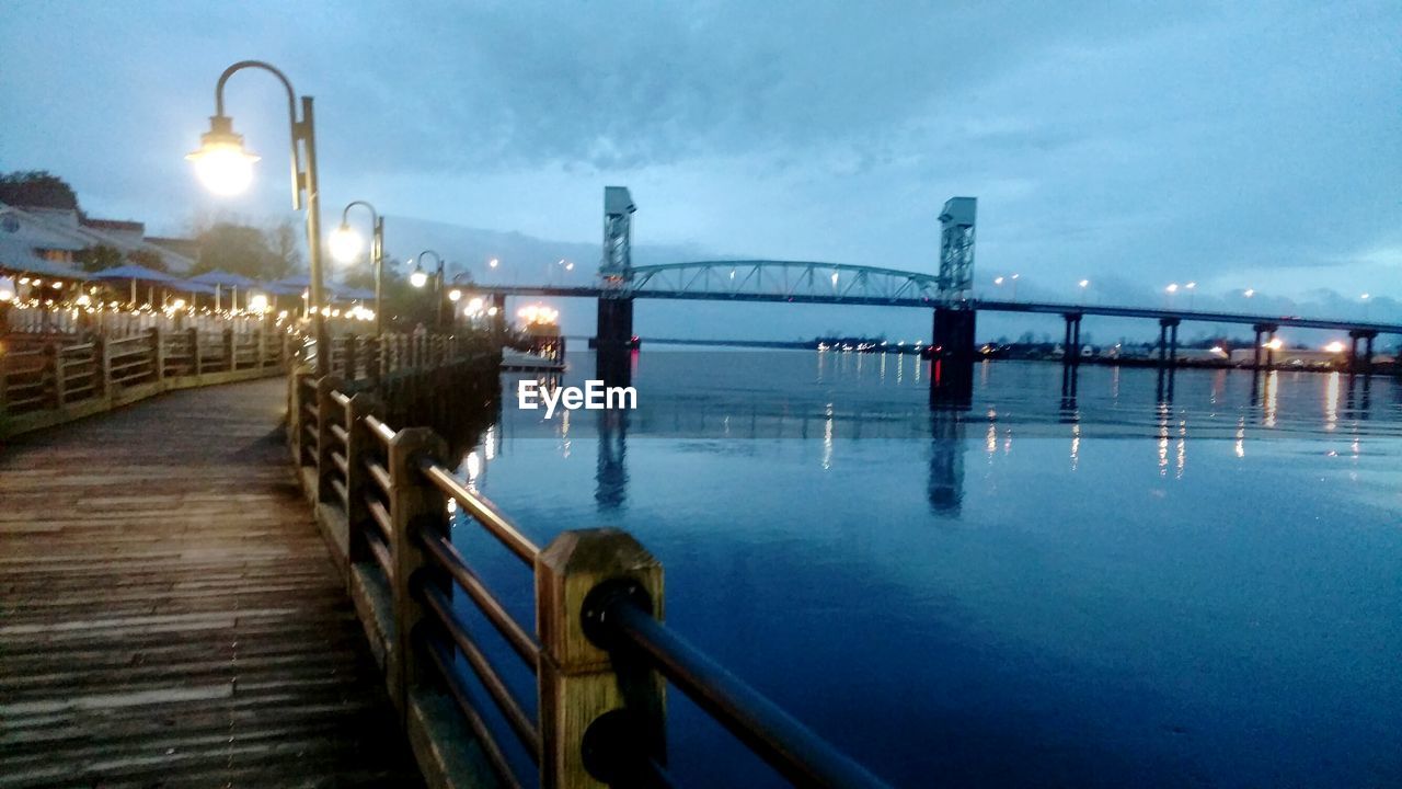 SUSPENSION BRIDGE OVER RIVER