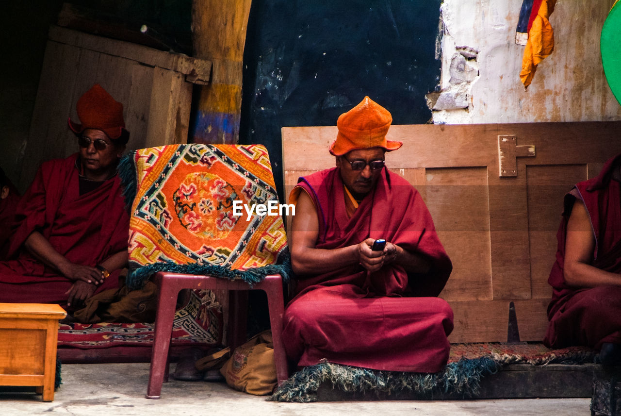 MEN IN A TRADITIONAL CLOTHING