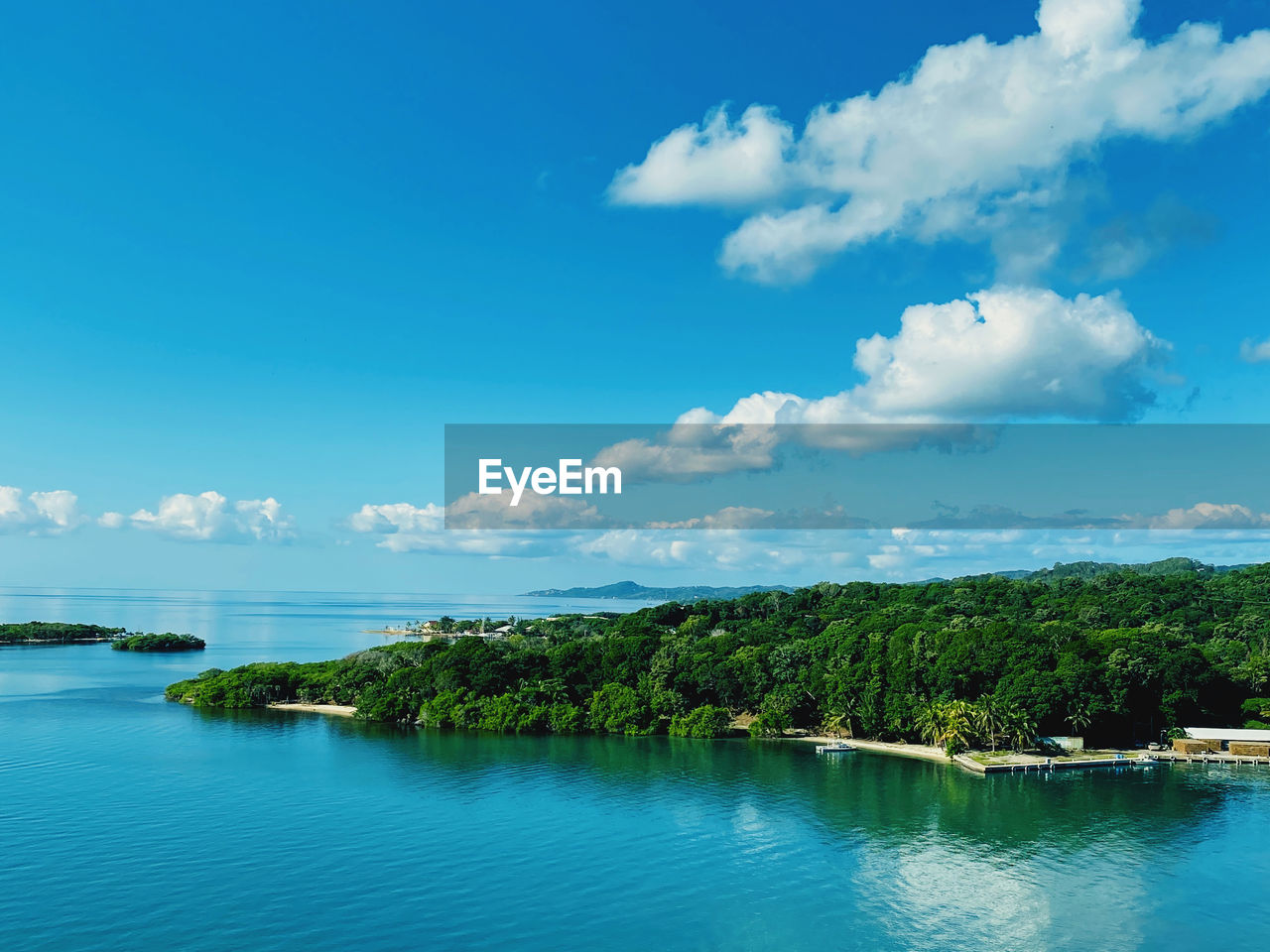 Scenic view of river against sky