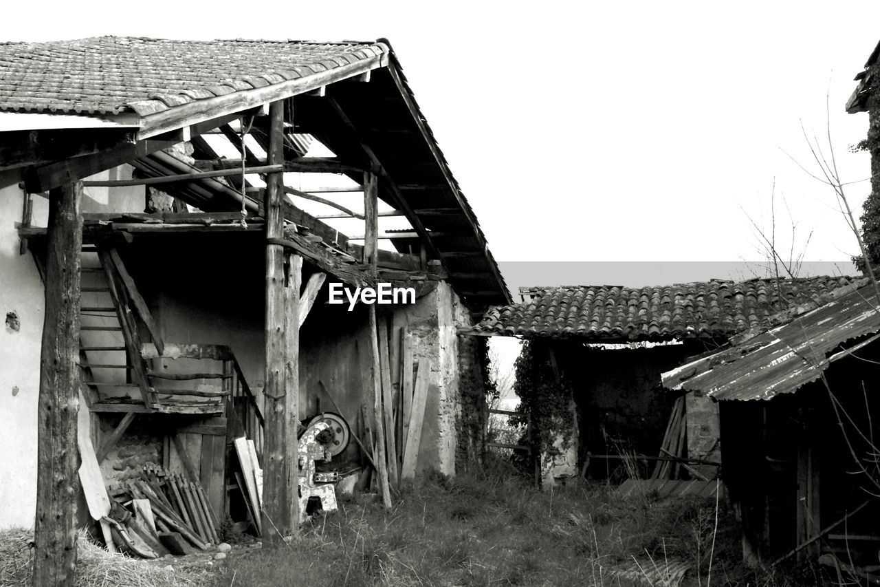 Old ruin of farm