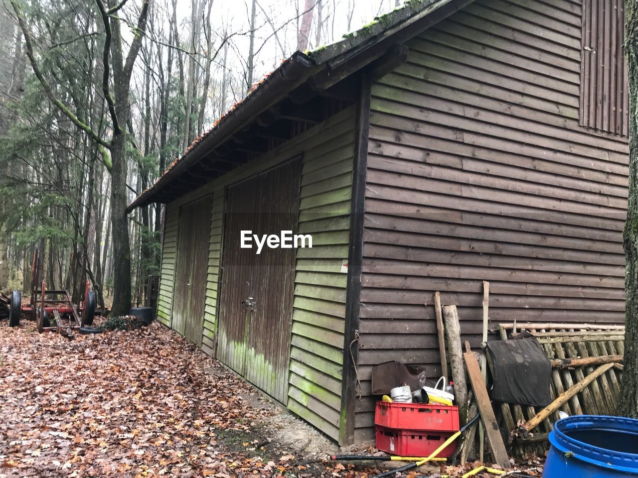 VIEW OF WOODEN HOUSE