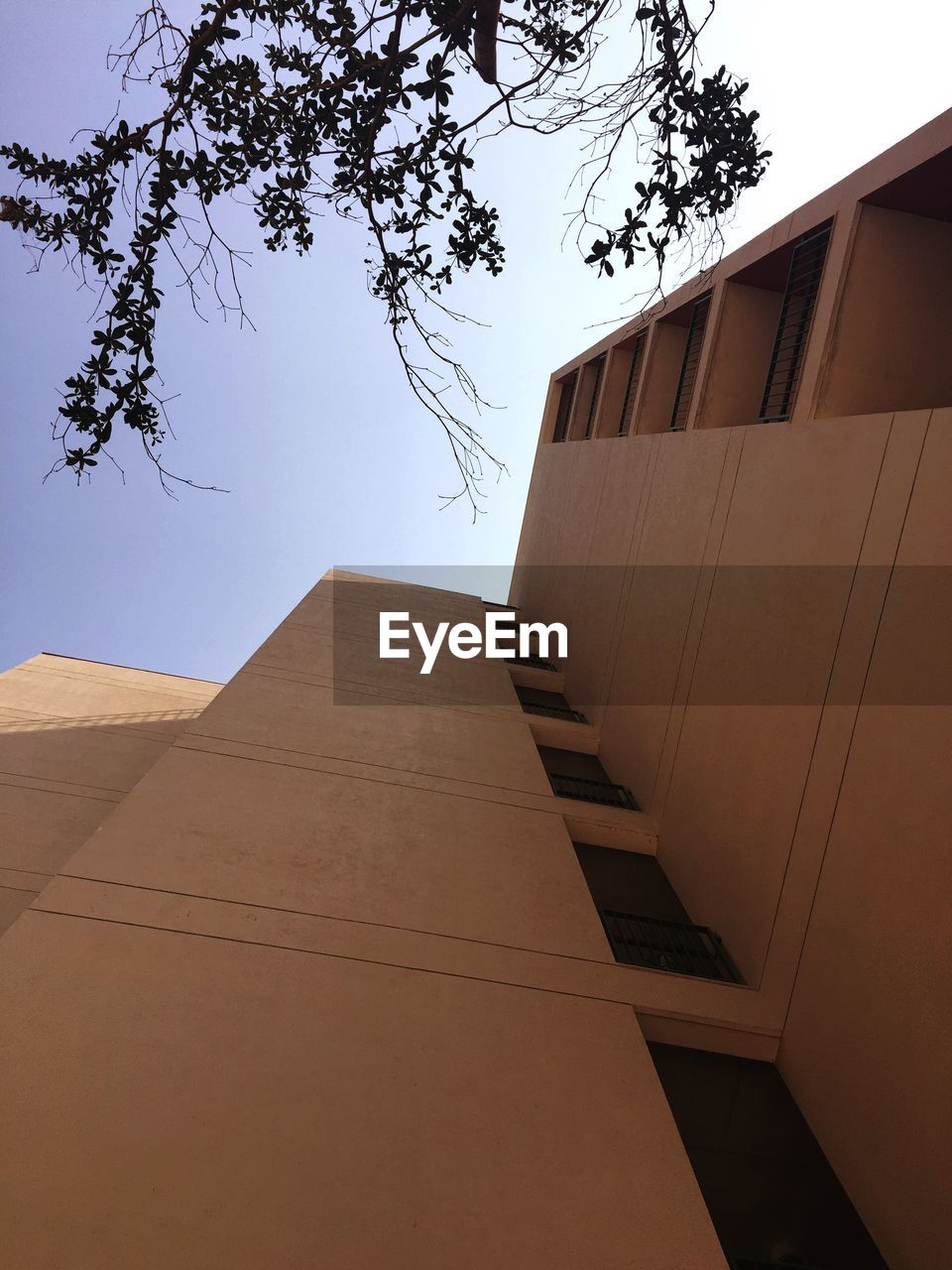 Low angle view of building against sky