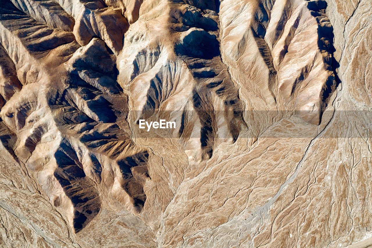 Full frame shot of rock formations