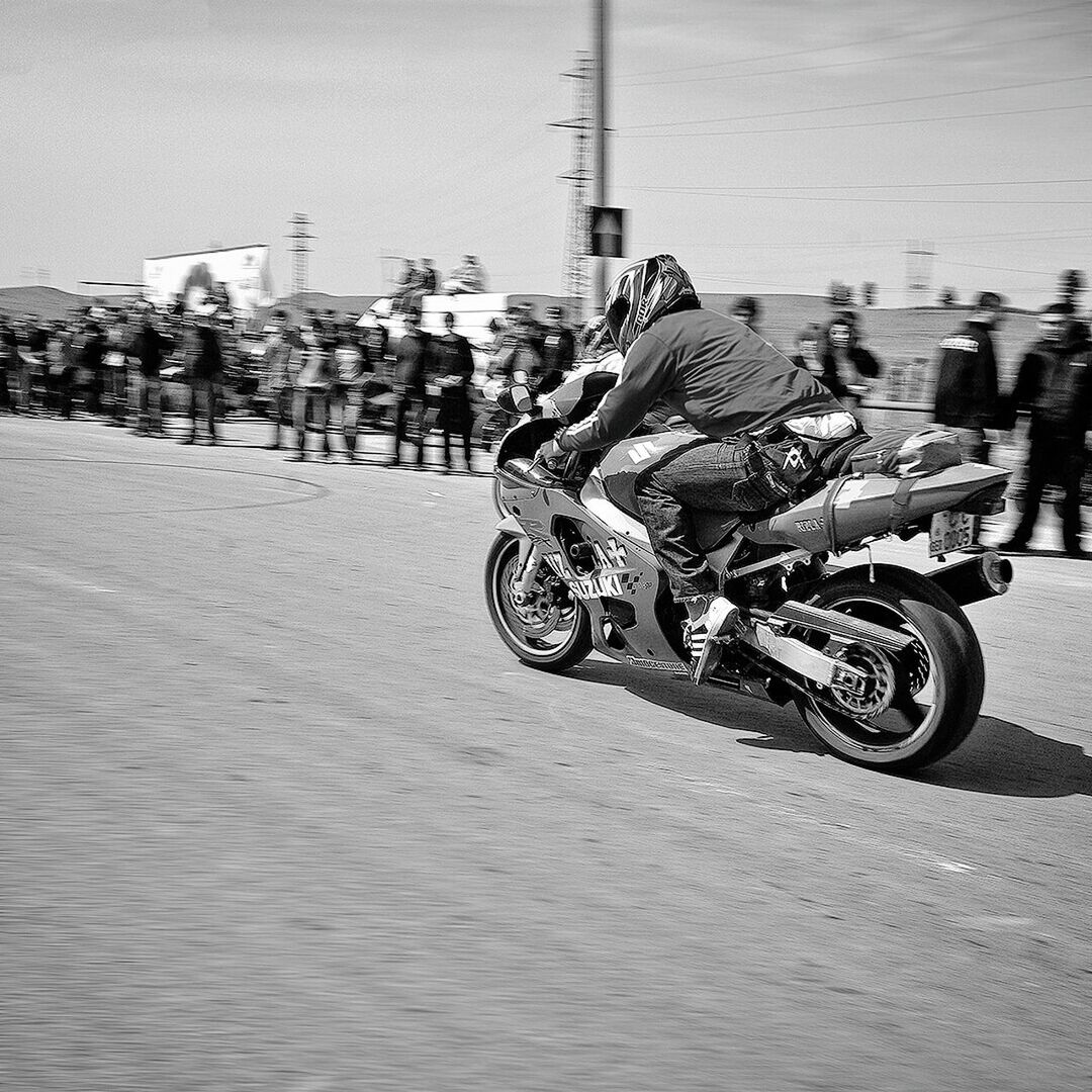 BICYCLE RIDING BICYCLES ON MOTORCYCLE