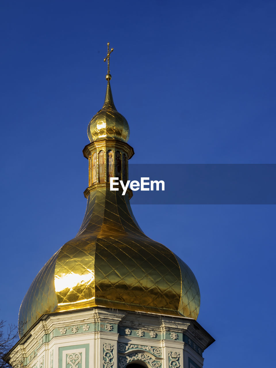 Saint sophia cathedral against clear blue sky