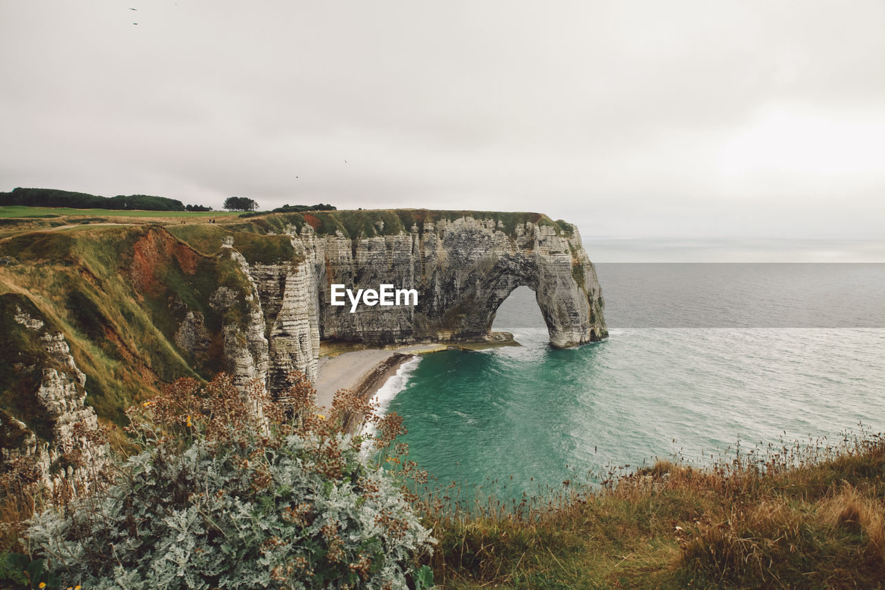 Rock formations at seaside