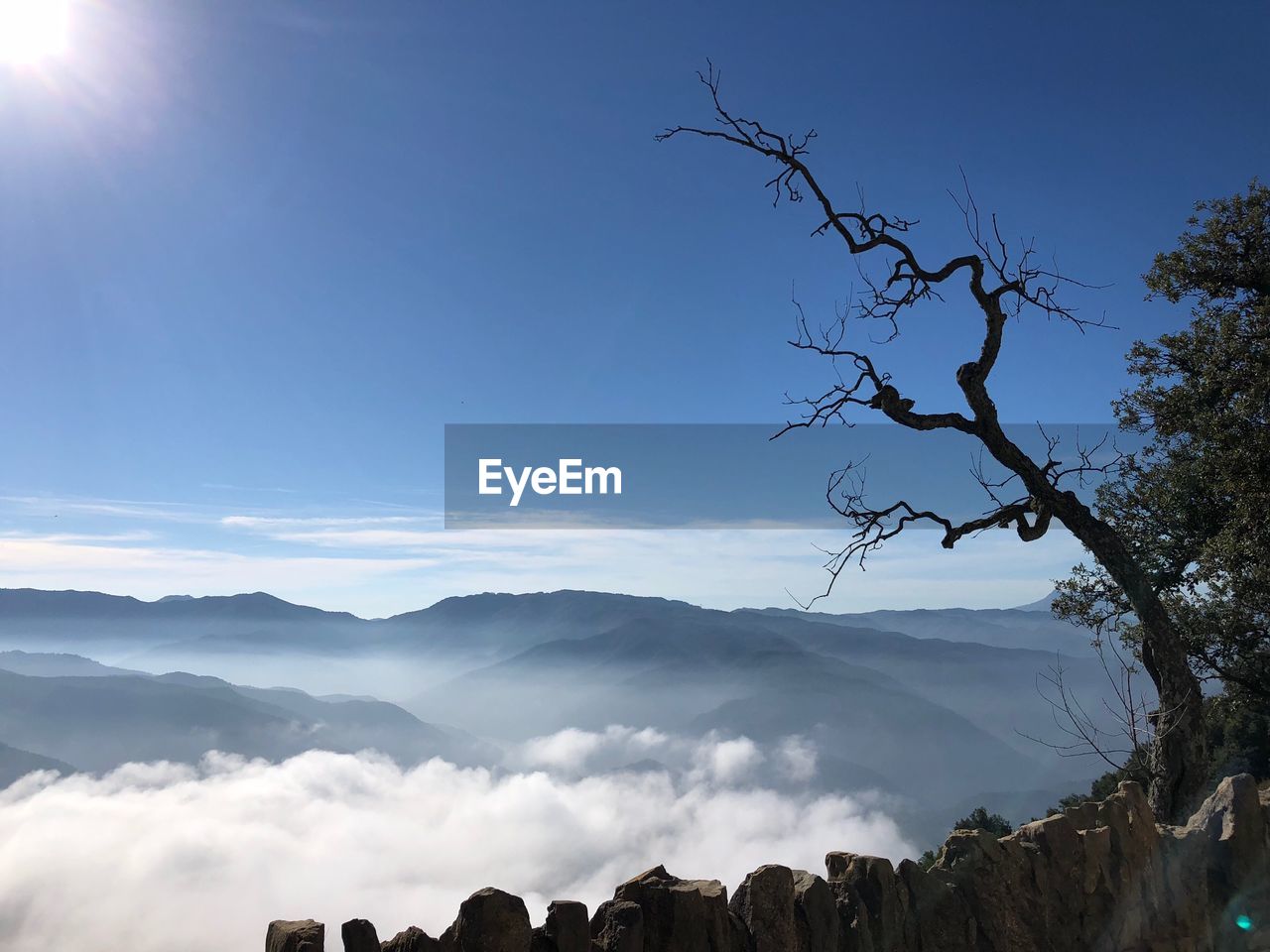 Panoramic view mountains