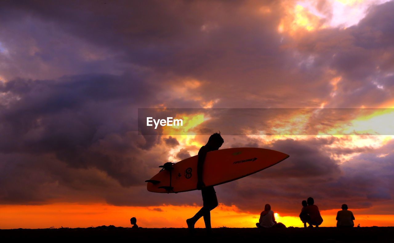 LOW ANGLE VIEW OF SKY AT SUNSET