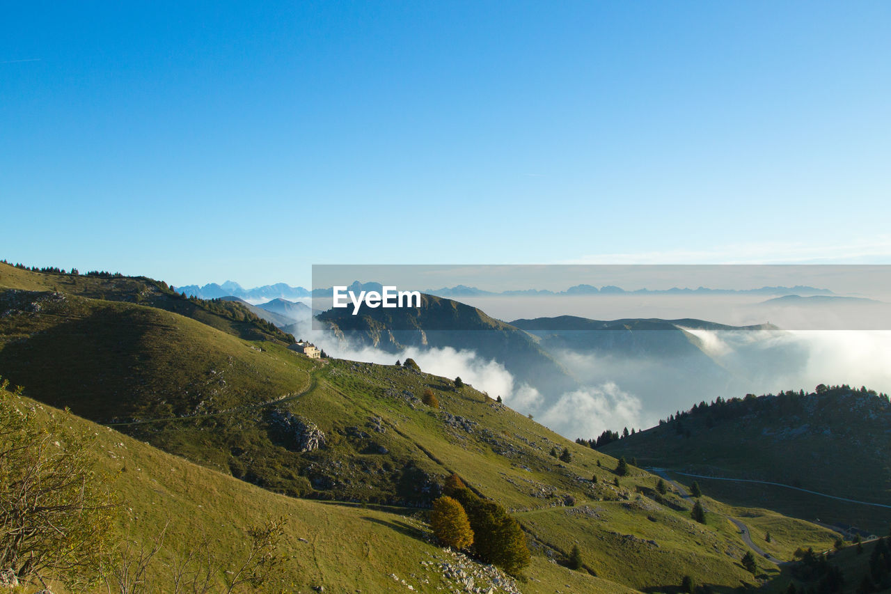 SCENIC VIEW OF LANDSCAPE AGAINST CLEAR SKY