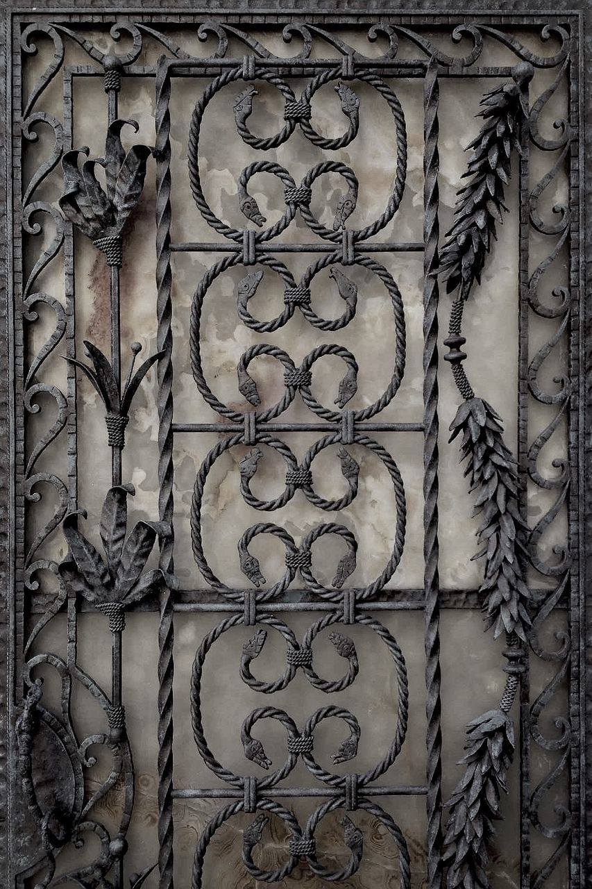 View of ornate gate
