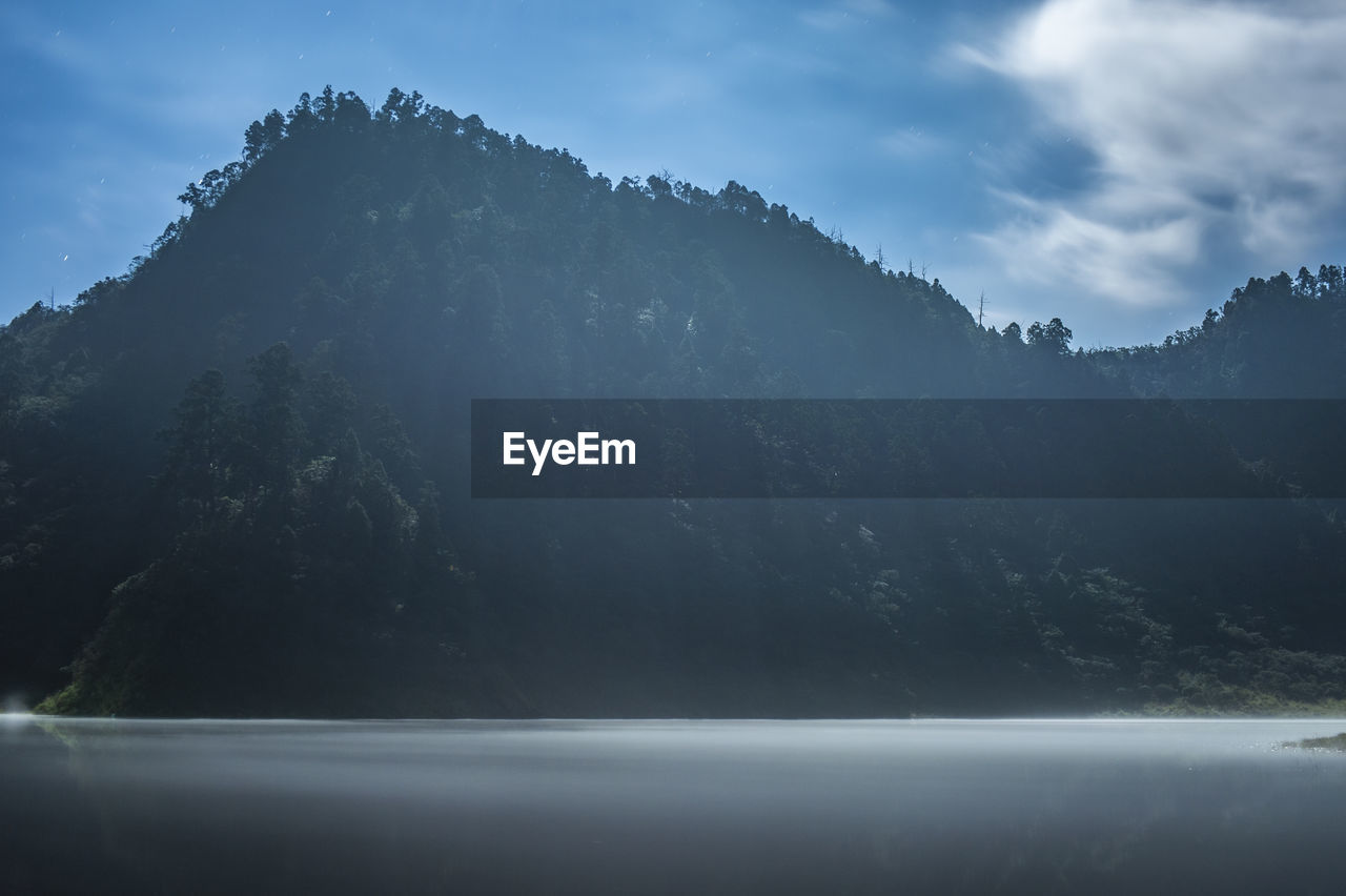 Scenic view of mountain against sky