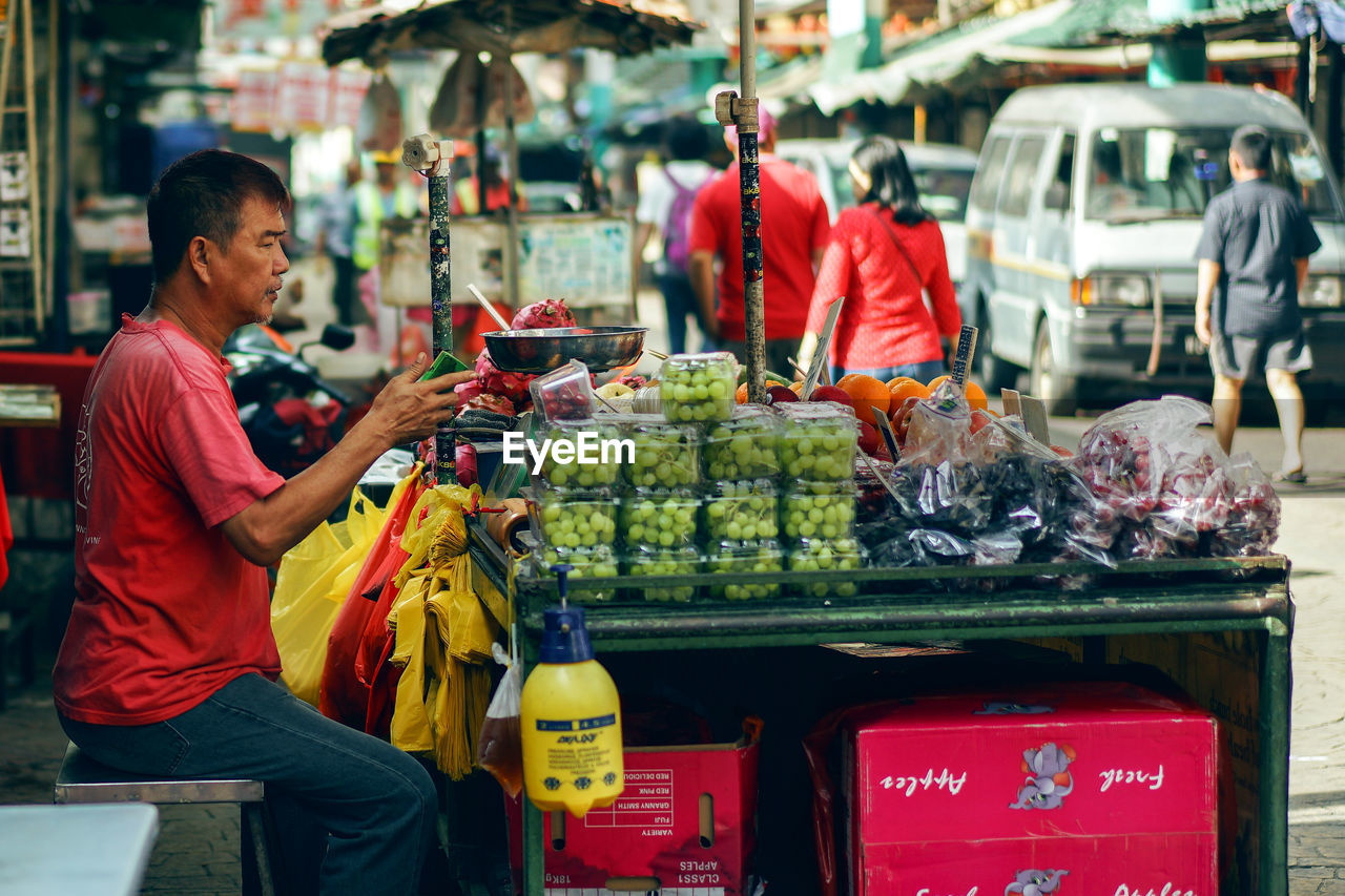 FULL LENGTH OF A MAN FOR SALE AT MARKET