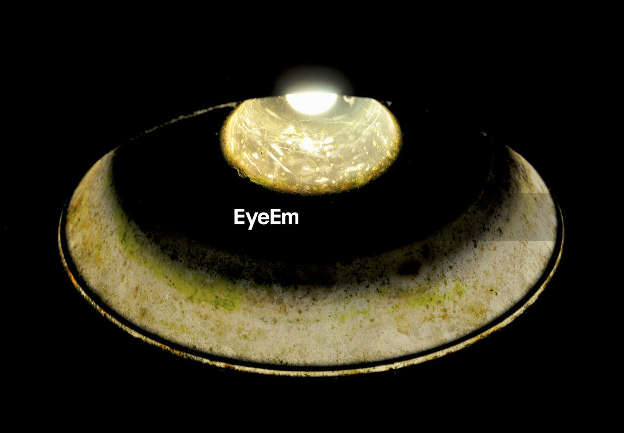 CLOSE-UP OF ILLUMINATED LAMP