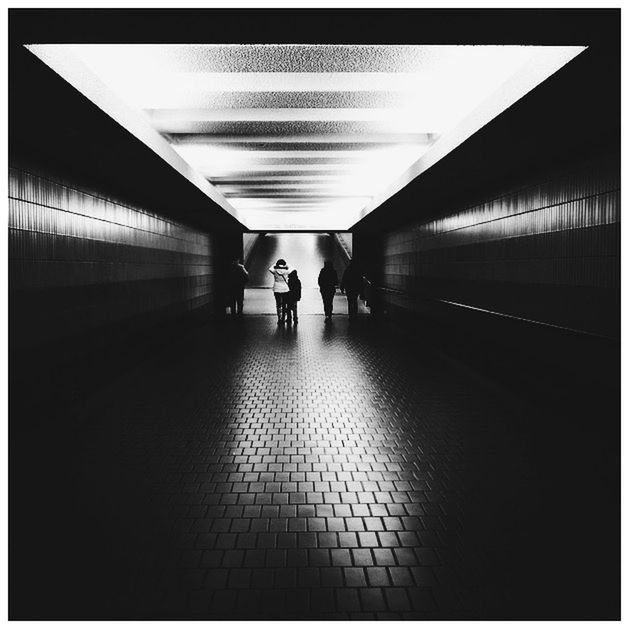 UNDERGROUND WALKWAY IN SUBWAY