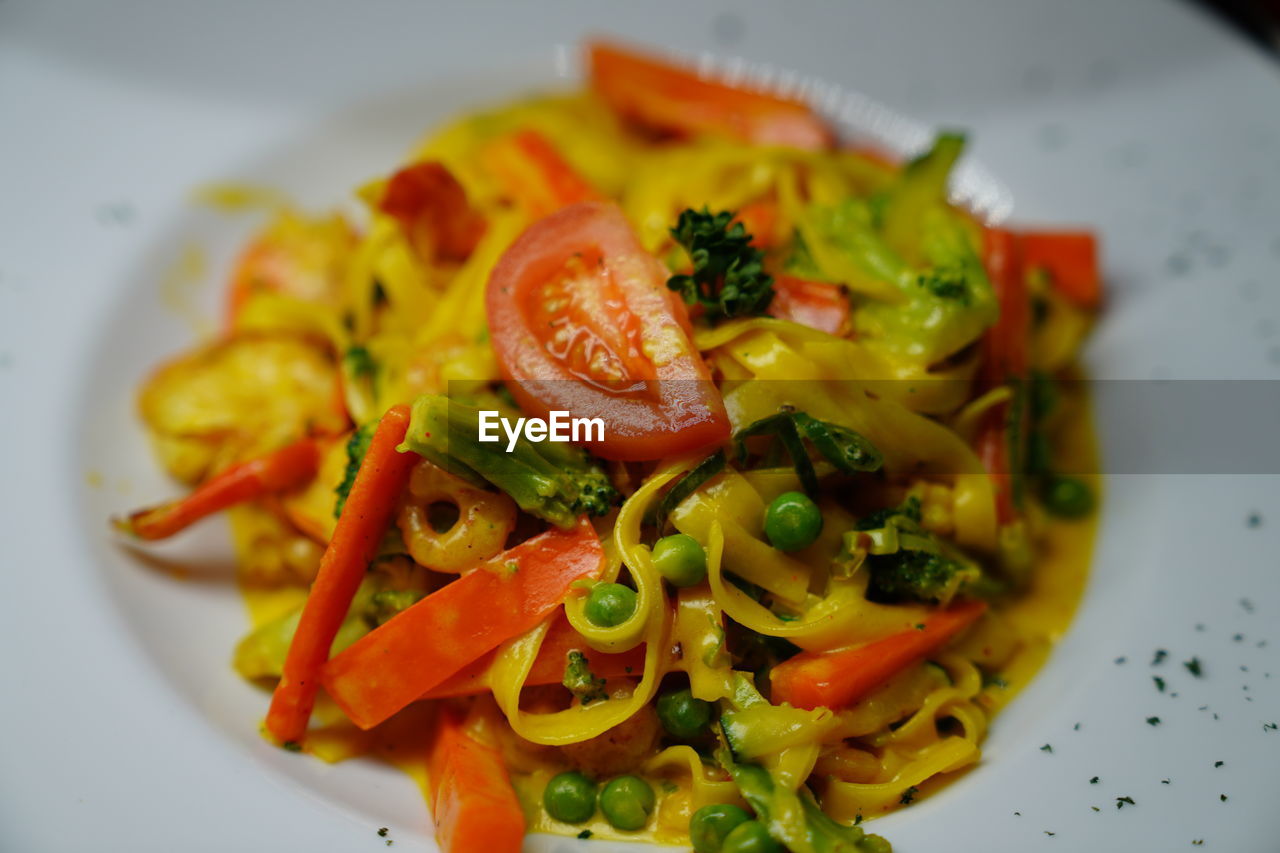 CLOSE-UP OF SALAD IN PLATE