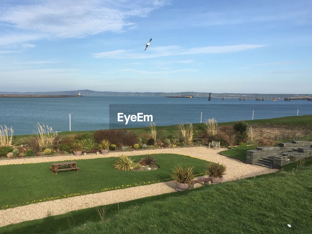 SCENIC VIEW OF SEA AND BEACH AGAINST SKY