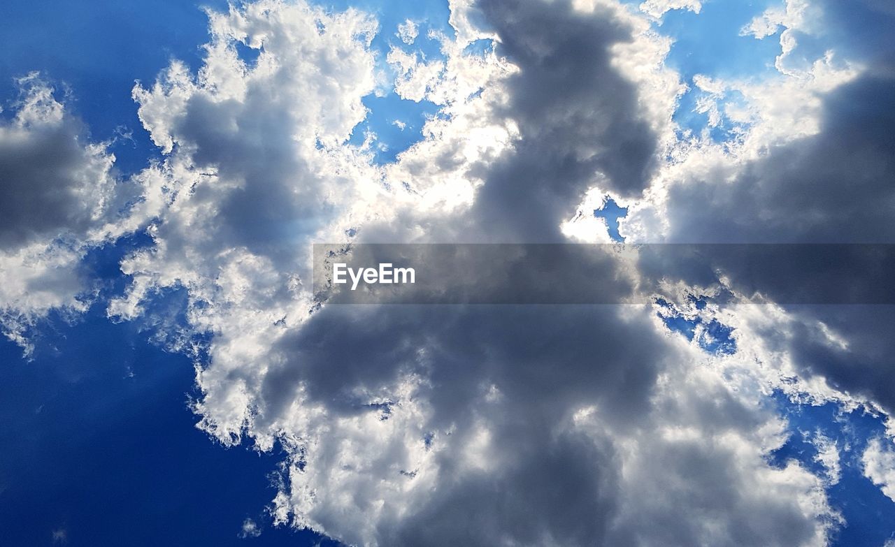 LOW ANGLE VIEW OF SKY AND CLOUDS