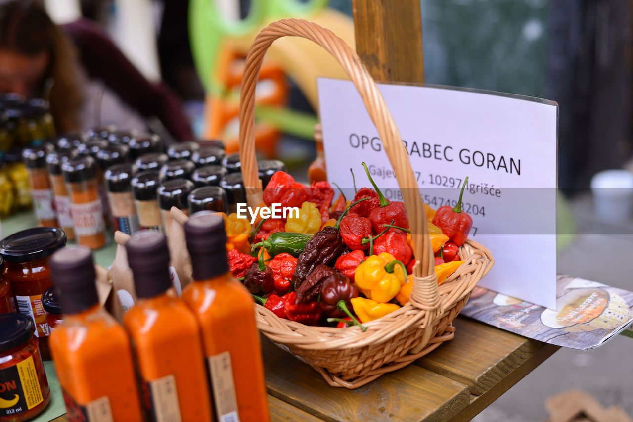 CLOSE-UP OF FRUITS WITH VEGETABLES