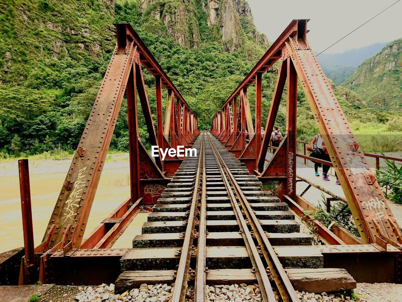 VIEW OF SUSPENSION BRIDGE