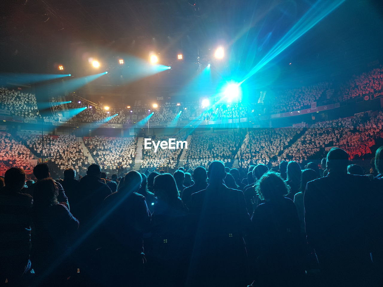 Crowd at music concert