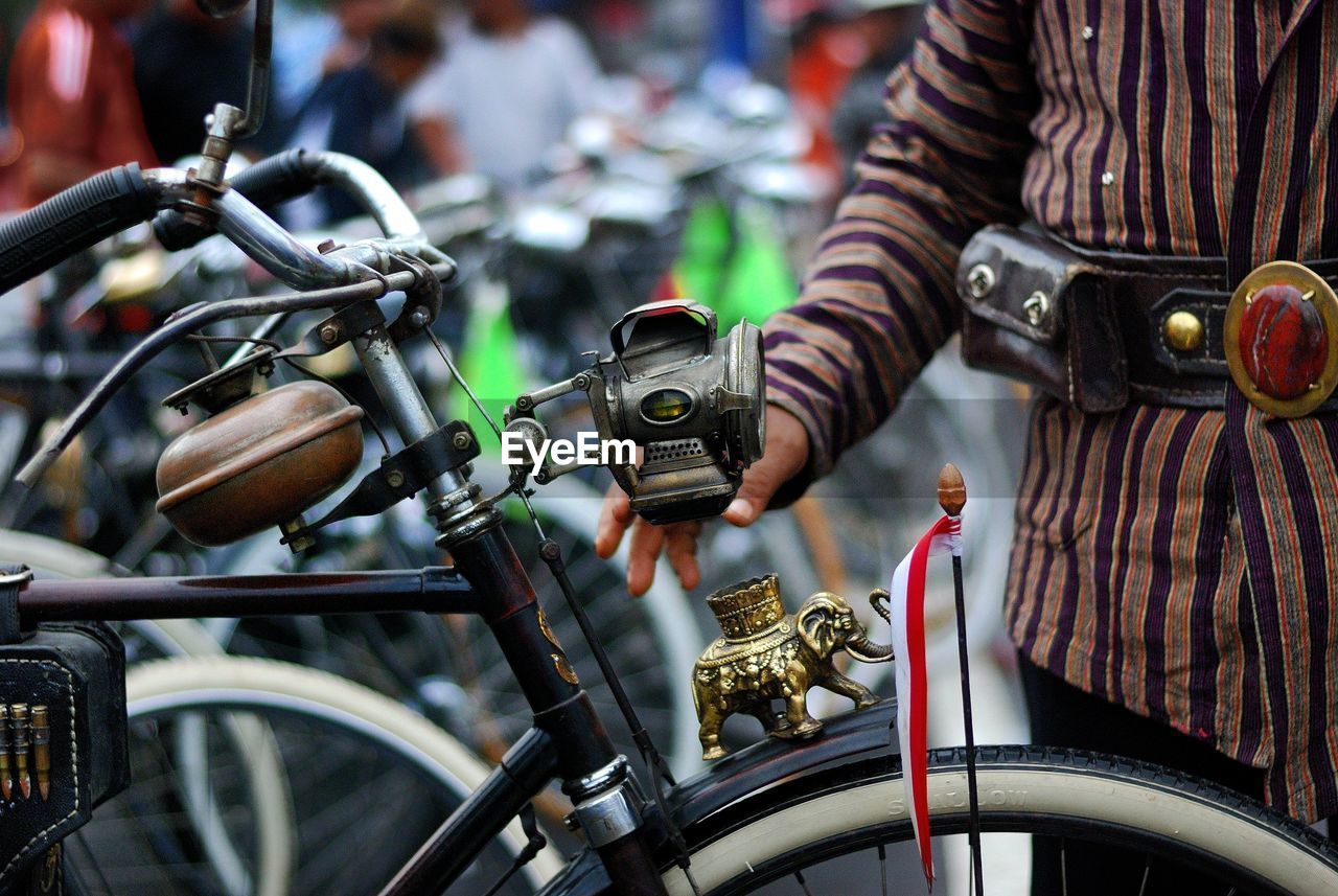 Close-up of bicycle