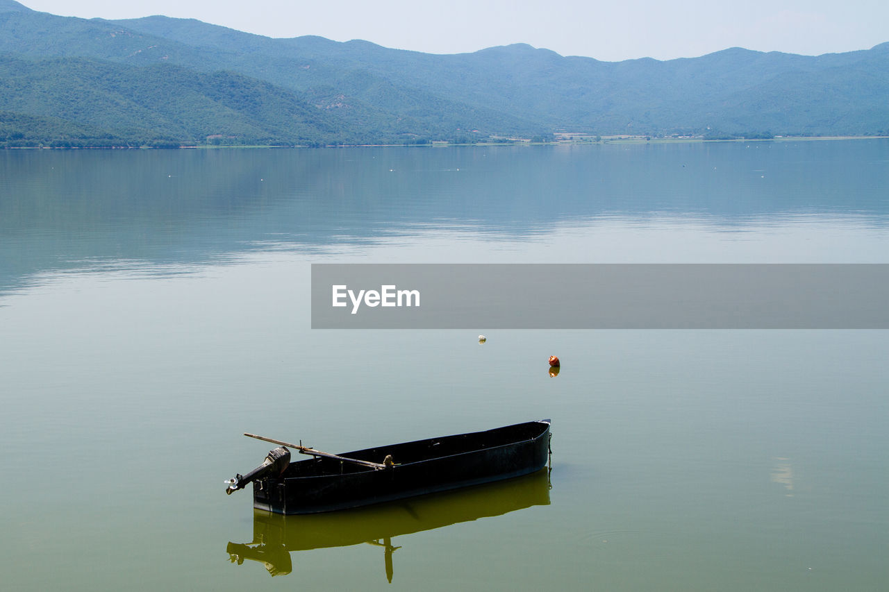 Kerkini, greece, july 12, 2021. lake kerkini is an artificial reservoir in central macedonia, 