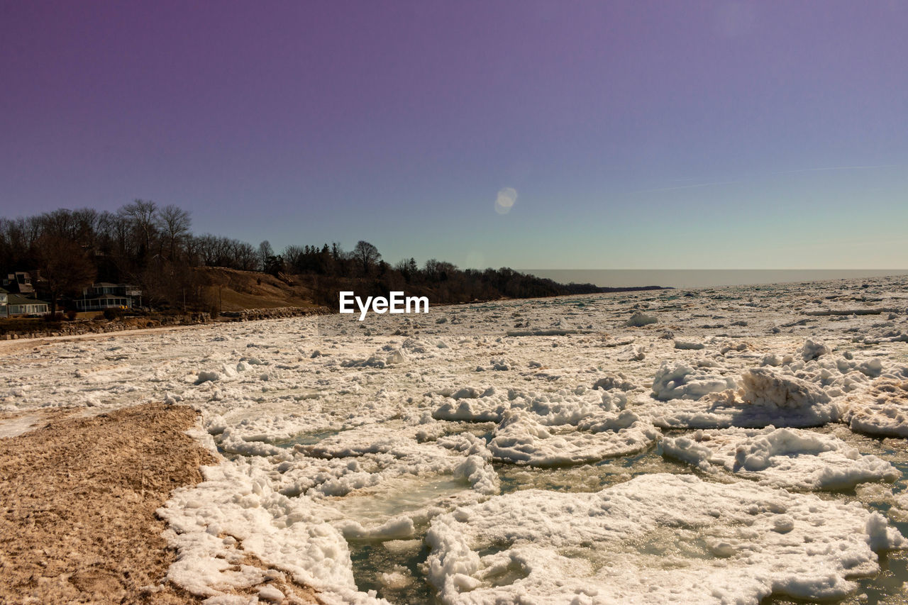 SCENIC VIEW OF LANDSCAPE AGAINST CLEAR SKY