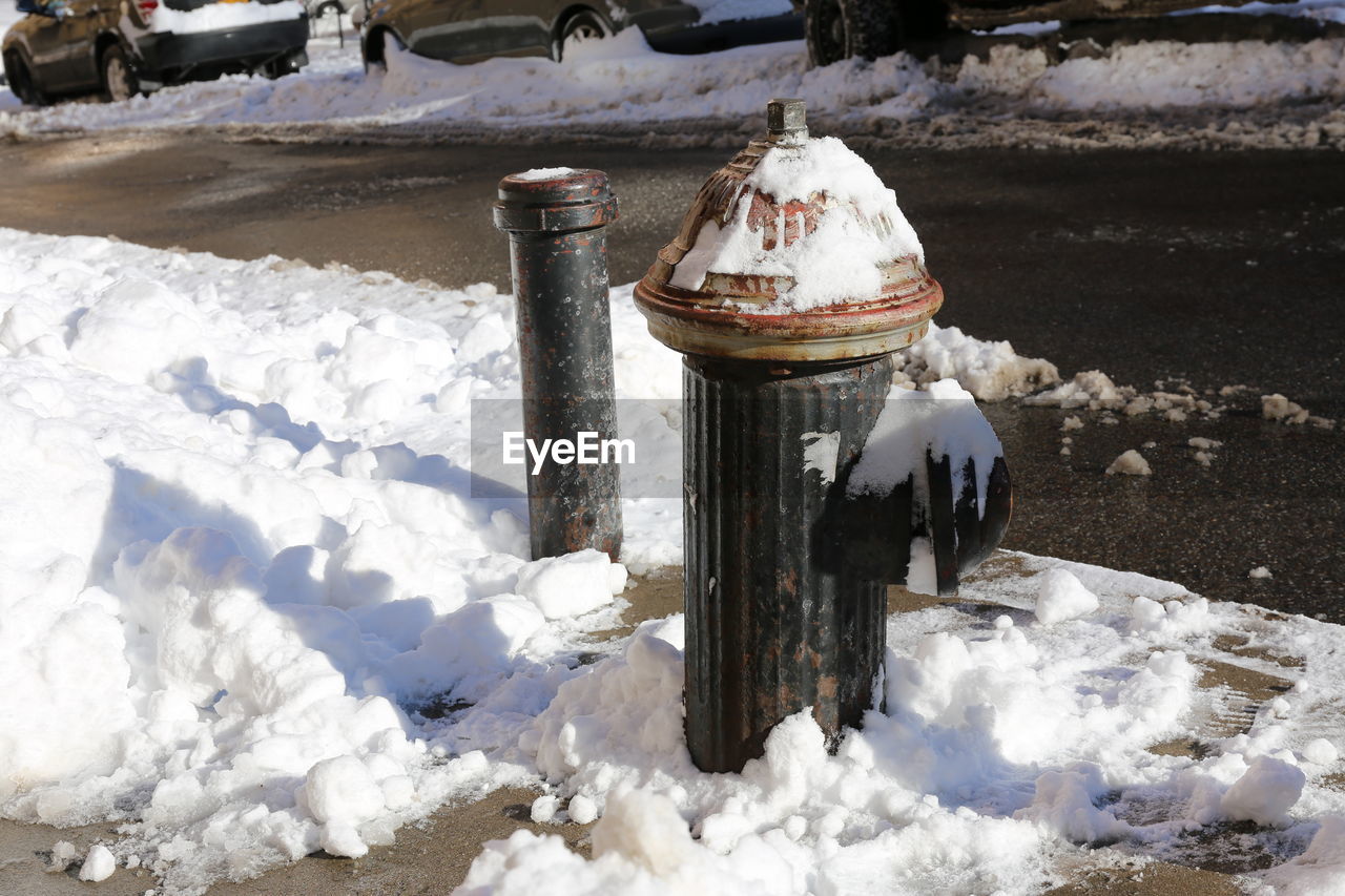 Fire hydrant in the snow