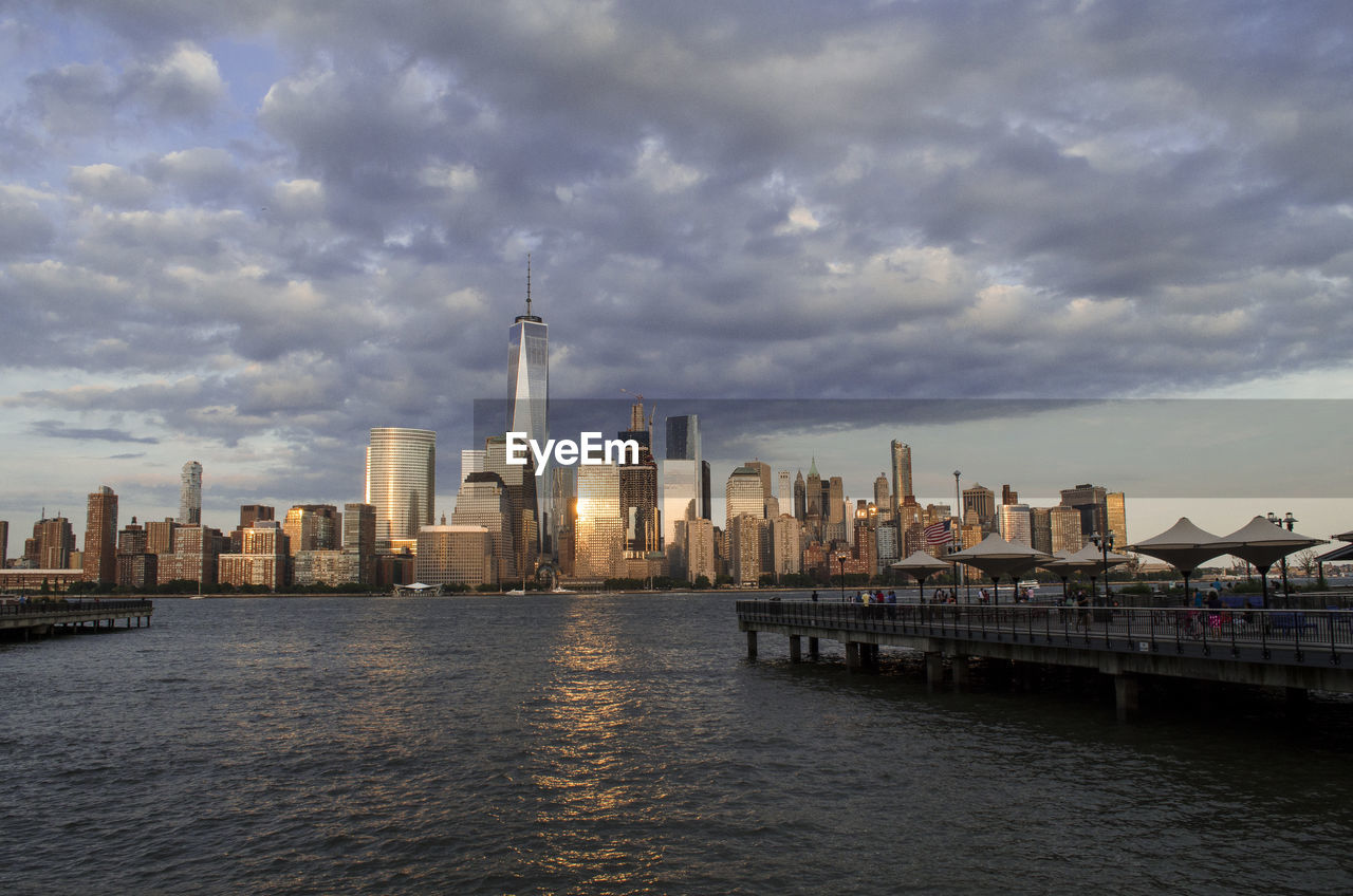 View of manhattan over hudson river