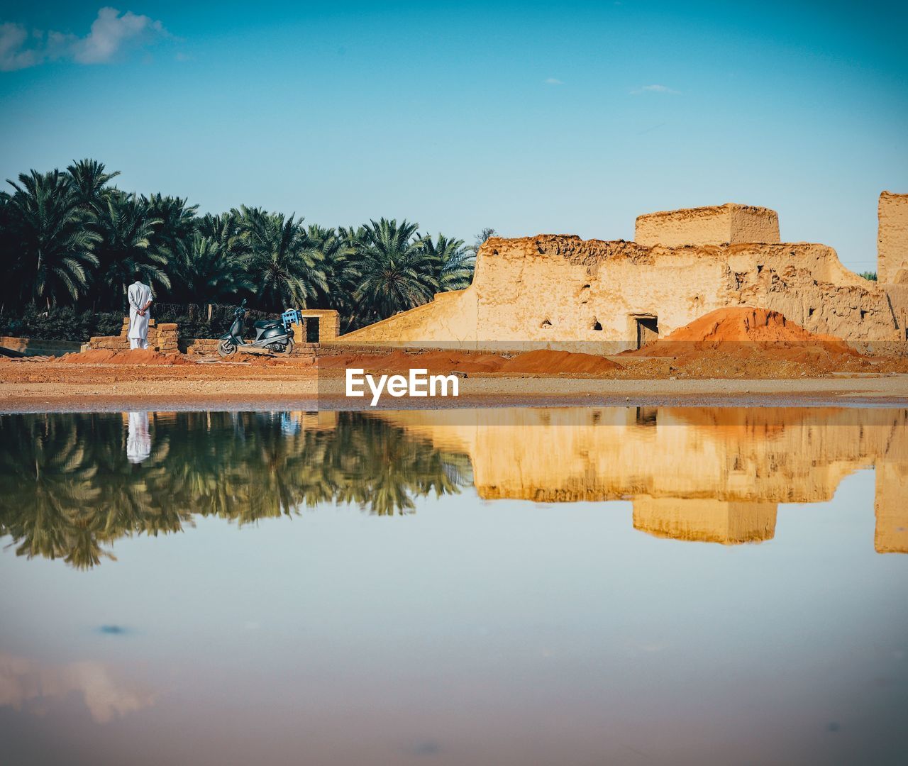 Old home on the desert saudi arabia