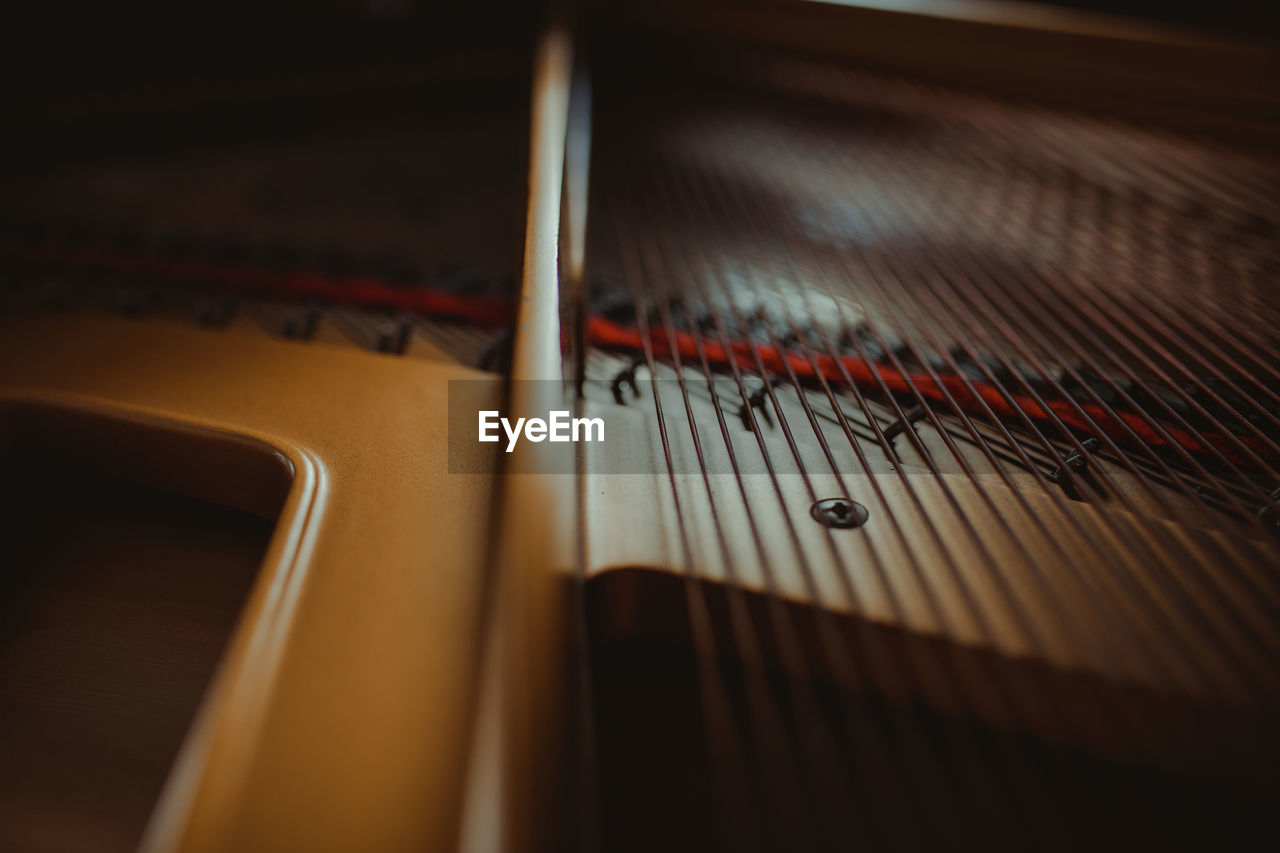 Close-up of piano