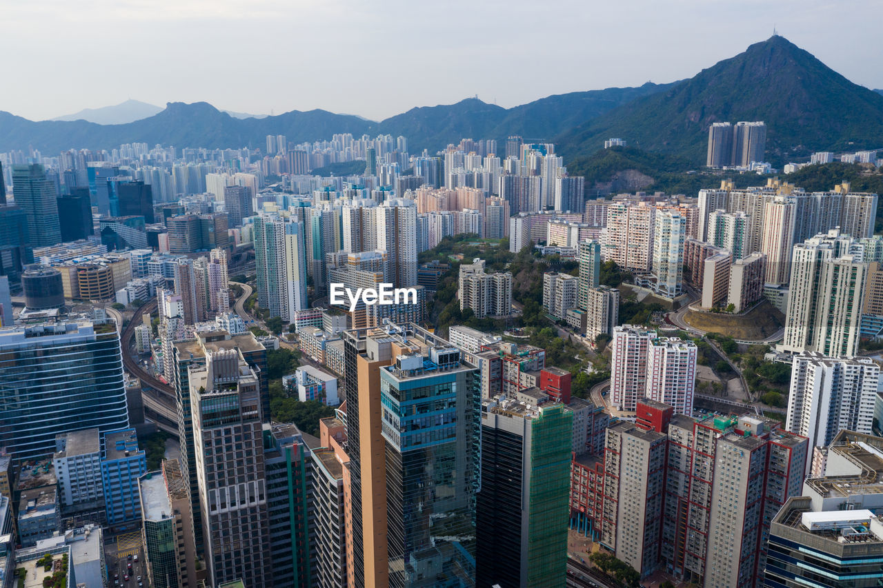 Aerial view of cityscape