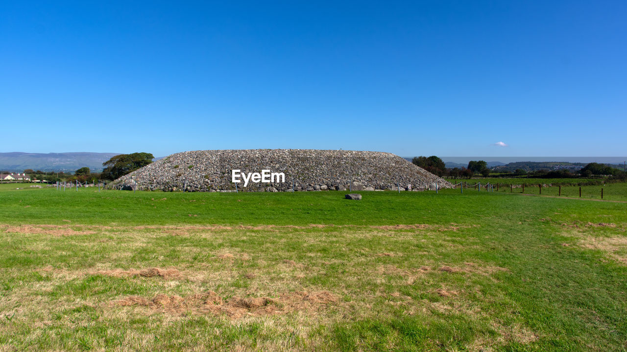 SCENIC VIEW OF LANDSCAPE AGAINST CLEAR BLUE SKY