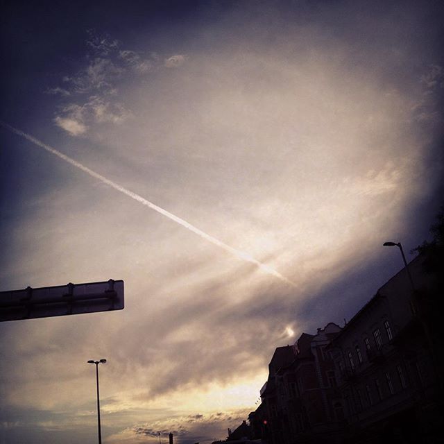 LOW ANGLE VIEW OF CLOUDY SKY AT SUNSET