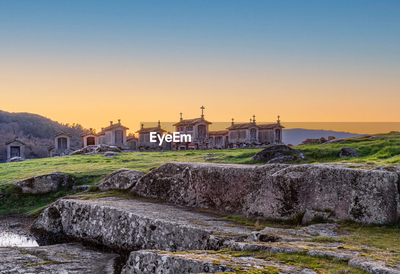 VIEW OF MOSQUE AT SUNSET