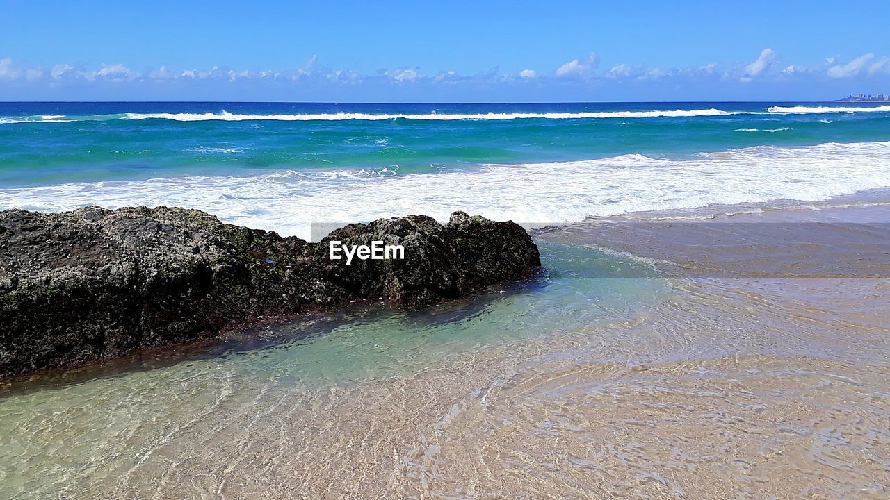 SCENIC VIEW OF SEA WAVES