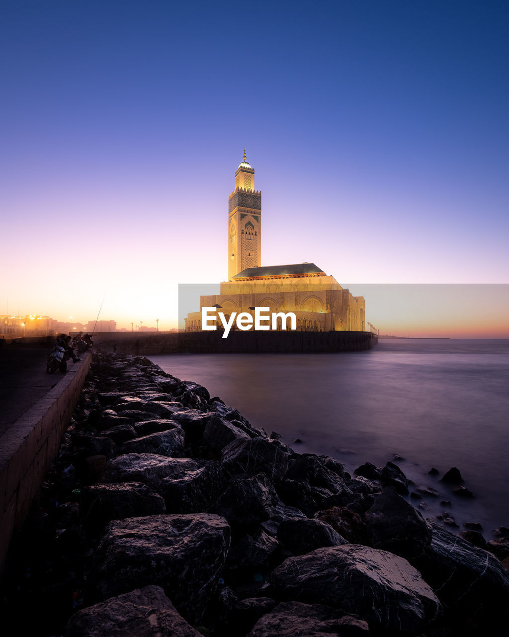 The hassan ii mosque is a mosque in casablanca, morocco.
