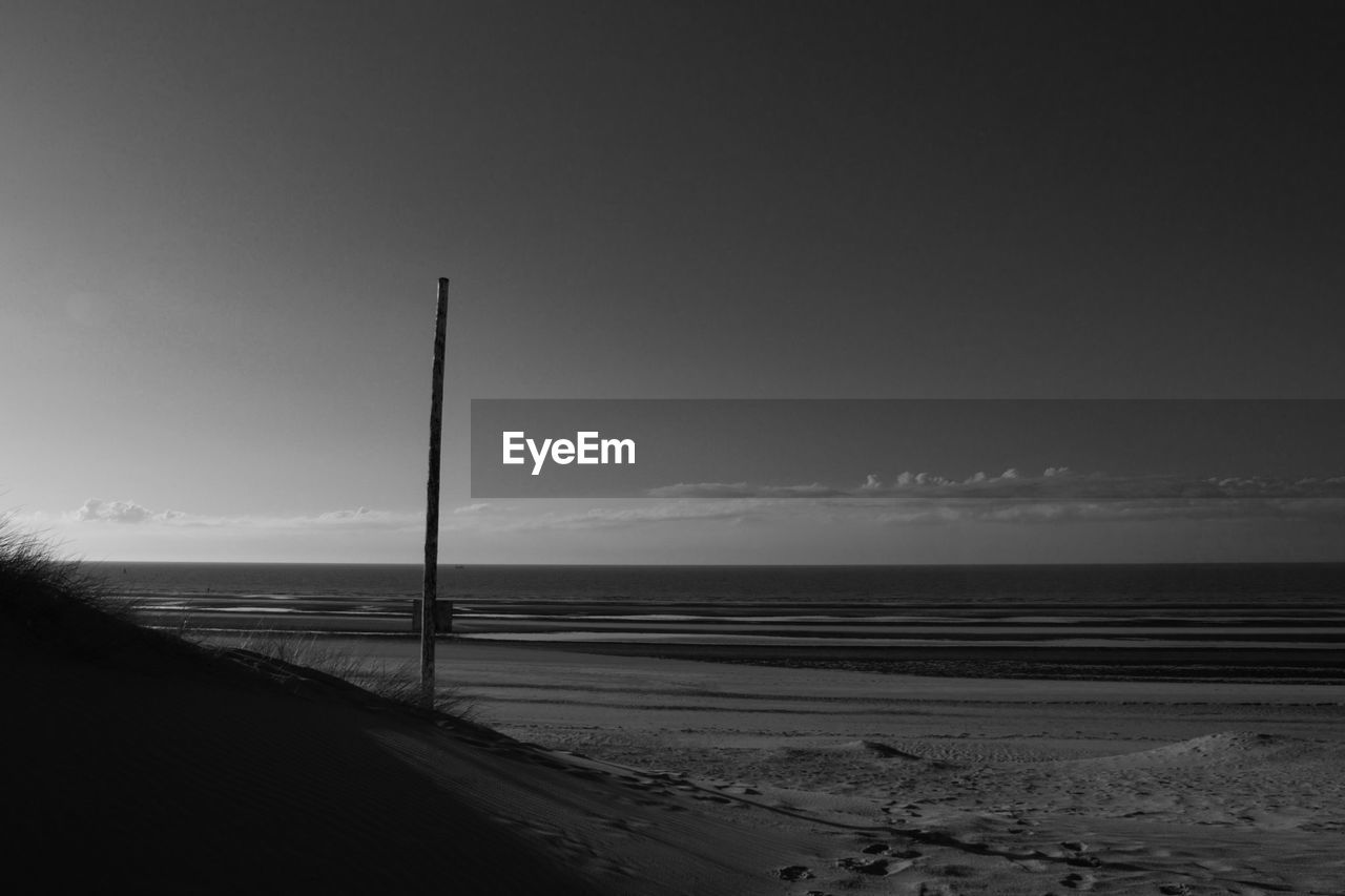 PANORAMIC VIEW OF BEACH AGAINST SKY