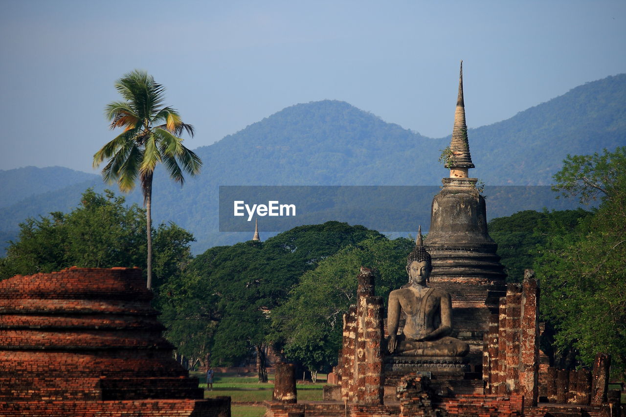 View of temple against sky