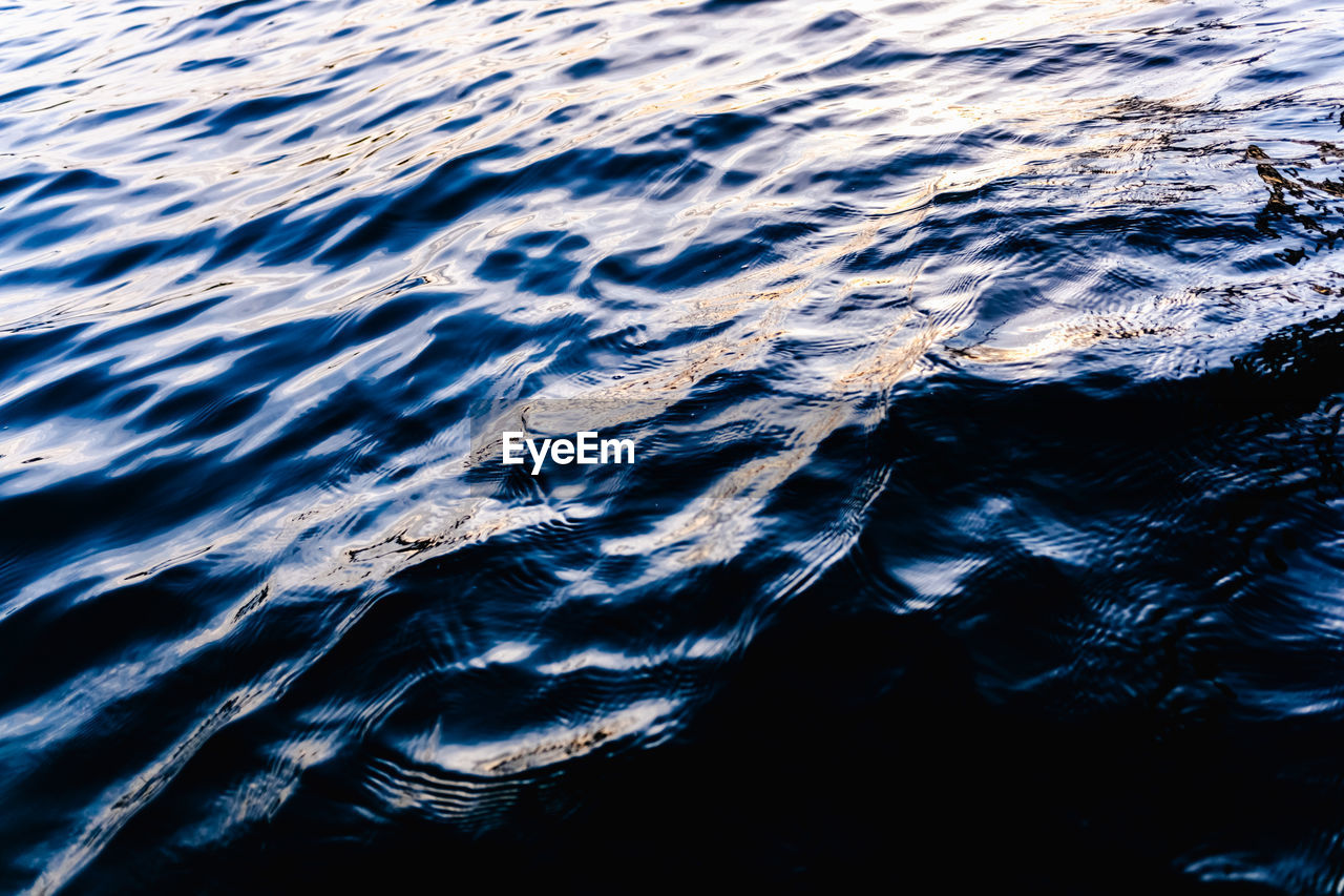 Full frame shot of rippled water