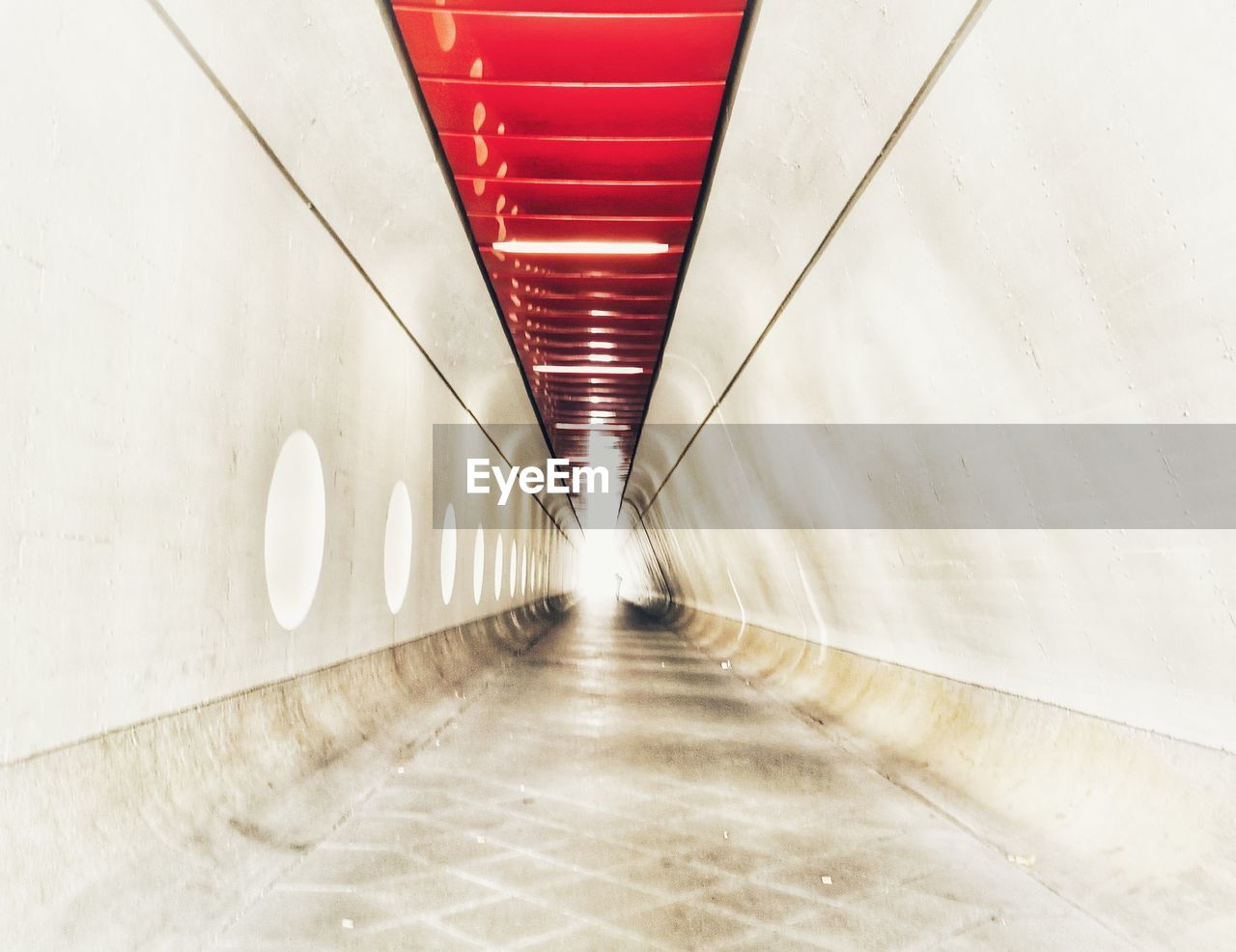 Empty subway tunnel