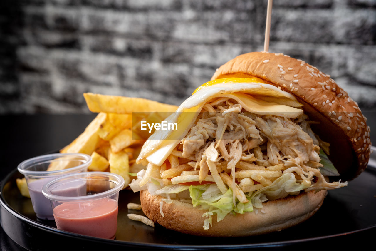 close-up of food served in plate