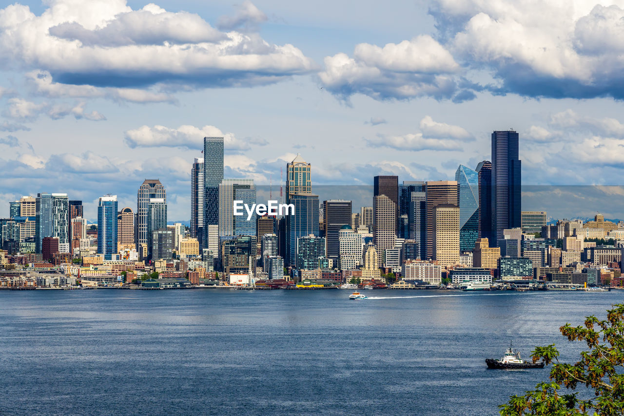 Seattle skyline and waterfront.