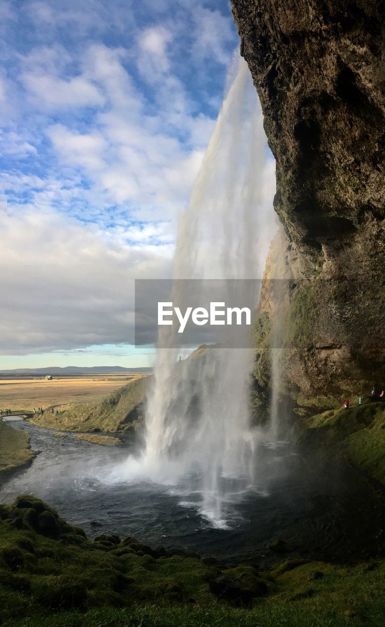 VIEW OF WATERFALL